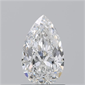 Natural Diamond 1.01 Carats, Pear with  Cut, F Color, SI2 Clarity and Certified by GIA
