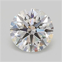 Lab Grown Diamond 1.02 Carats, Round with Ideal Cut, D Color, VS1 Clarity and Certified by IGI