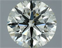 Natural Diamond 0.70 Carats, Round with Excellent Cut, K Color, VS1 Clarity and Certified by IGI