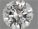 Diamante Natural 0.90 quilates, Redondo , Color J, claridad SI2 y certificado GIA