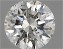 Diamante Natural 0.90 quilates, Redondo , Color J, claridad SI2 y certificado GIA