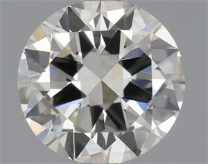 Picture of Natural Diamond 0.90 Carats, Round with Excellent Cut, H Color, IF Clarity and Certified by HRD