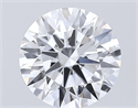 Lab Grown Diamond 1.51 Carats, Round with Ideal Cut, D Color, VS1 Clarity and Certified by IGI