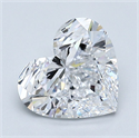 Natural Diamond 2.37 Carats, Heart with  Cut, D Color, SI1 Clarity and Certified by GIA