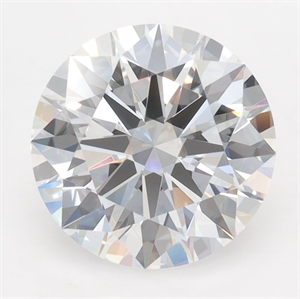 Picture of Lab Grown Diamond 3.10 Carats, Round with Ideal Cut, D Color, IF Clarity and Certified by IGI