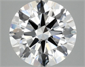 Lab Grown Diamond 3.04 Carats, Round with Ideal Cut, F Color, VVS2 Clarity and Certified by IGI