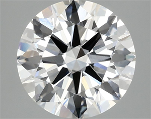 Picture of Lab Grown Diamond 3.04 Carats, Round with Ideal Cut, F Color, VVS2 Clarity and Certified by IGI