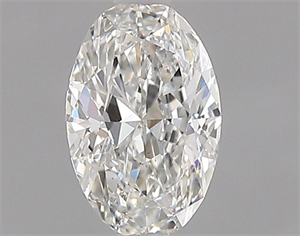 Foto Diamante Natural 0.60 quilates, Ovalado , Color H, claridad VS2 y certificado GIA de