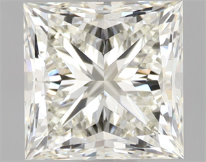 Foto Diamante Natural 1.50 quilates, Princesa , Color K, claridad VVS1 y certificado IGI de