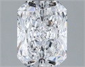 Natural Diamond 1.32 Carats, Radiant with  Cut, D Color, SI2 Clarity and Certified by GIA