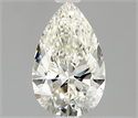 Natural Diamond 0.50 Carats, Pear with  Cut, I Color, VVS1 Clarity and Certified by IGI