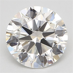 Foto Diamante Natural 0.73 quilates, Redondo , Color H, claridad IF y certificado GIA de