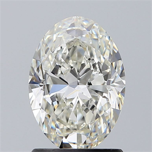 Picture of Natural Diamond 1.30 Carats, Oval with  Cut, I Color, VS2 Clarity and Certified by GIA
