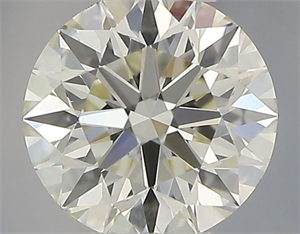 Picture of Natural Diamond 0.40 Carats, Round with Excellent Cut, J Color, VVS1 Clarity and Certified by IGI
