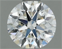 Natural Diamond 0.50 Carats, Round with Excellent Cut, H Color, VS1 Clarity and Certified by IGI