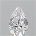 Natural Diamond 0.70 Carats, Pear with  Cut, D Color, VS1 Clarity and Certified by GIA
