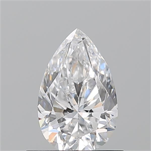 Picture of Natural Diamond 0.70 Carats, Pear with  Cut, D Color, VS1 Clarity and Certified by GIA
