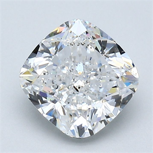 Picture of Natural Diamond 1.80 Carats, Cushion with  Cut, F Color, SI2 Clarity and Certified by GIA