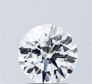 Picture of Lab Grown Diamond 1.52 Carats, Round with Ideal Cut, E Color, VVS2 Clarity and Certified by IGI