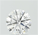 Del inventario de diamantes de laboratorio, 1.03 quilates, Redondo , Color D, claridad VVS2 y certificado IGI