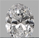 Diamante Natural 0.18 quilates, Ovalado , Color E, claridad VS2 y certificado IGI