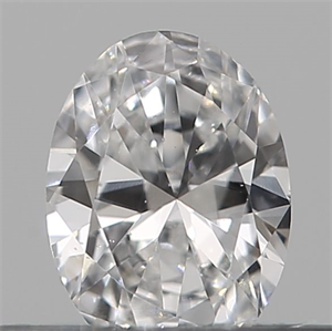 Foto Diamante Natural 0.18 quilates, Ovalado , Color E, claridad VS2 y certificado IGI de