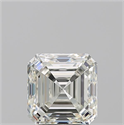 Natural Diamond 2.01 Carats, Asscher with  Cut, K Color, VS1 Clarity and Certified by GIA