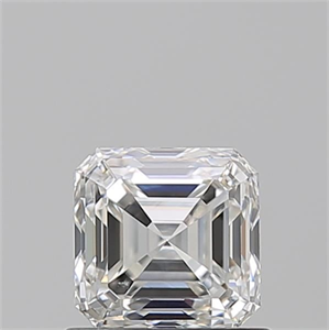 Foto Diamante Natural 0.90 quilates, Asscher , Color G, claridad SI1 y certificado GIA de