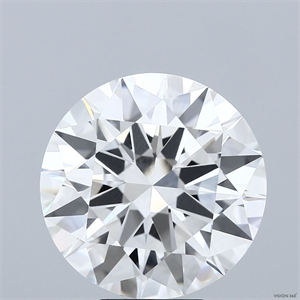 Picture of Lab Grown Diamond 8.02 Carats, Round with Excellent Cut, F Color, VVS2 Clarity and Certified by IGI