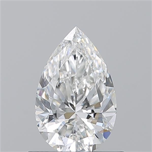 Picture of Natural Diamond 0.70 Carats, Pear with  Cut, G Color, VS1 Clarity and Certified by GIA
