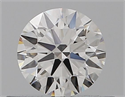 Natural Diamond 0.40 Carats, Round with Excellent Cut, F Color, IF Clarity and Certified by GIA