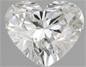 Natural Diamond 0.50 Carats, Heart with  Cut, G Color, SI1 Clarity and Certified by GIA