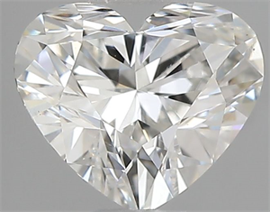 Picture of Natural Diamond 0.50 Carats, Heart with  Cut, G Color, SI1 Clarity and Certified by GIA