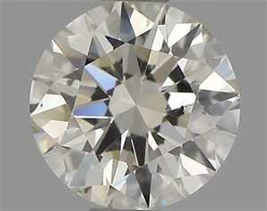 Picture of Natural Diamond 0.61 Carats, Round with Excellent Cut, L Color, SI1 Clarity and Certified by GIA