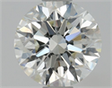 Diamante Natural 0.81 quilates, Redondo , Color J, claridad VVS1 y certificado GIA