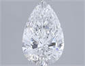 Diamante Natural 1.90 quilates, De pera , Color E, claridad SI2 y certificado GIA