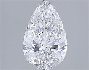 Foto Diamante Natural 1.90 quilates, De pera , Color E, claridad SI2 y certificado GIA de