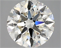 Natural Diamond 1.00 Carats, Round with Excellent Cut, J Color, VVS1 Clarity and Certified by GIA