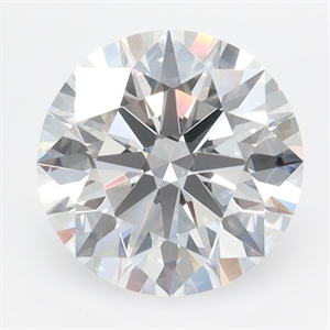 Picture of Lab Grown Diamond 2.29 Carats, Round with Ideal Cut, D Color, IF Clarity and Certified by IGI