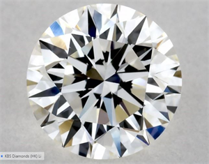 Foto Diamante Natural 0.50 quilates, Redondo , Color G, claridad VVS2 y certificado GIA de