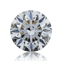 Natural Diamond 0.50 Carats, Round with Very Good Cut, G Color, I1 Clarity and Certified by GIA