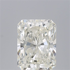 Picture of Natural Diamond 0.70 Carats, Radiant with  Cut, G Color, VVS1 Clarity and Certified by IGI