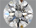 Natural Diamond 0.40 Carats, Round with Excellent Cut, F Color, VVS1 Clarity and Certified by GIA