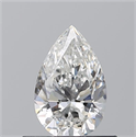 Natural Diamond 0.51 Carats, Pear with  Cut, G Color, SI1 Clarity and Certified by GIA
