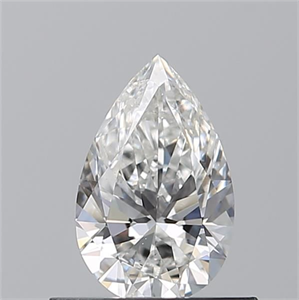 Picture of Natural Diamond 0.51 Carats, Pear with  Cut, G Color, SI1 Clarity and Certified by GIA