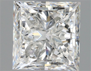 Foto Diamante Natural 1.01 quilates, Princesa , Color F, claridad VS2 y certificado GIA de