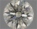 Natural Diamond 0.75 Carats, Round with Excellent Cut, J Color, IF Clarity and Certified by IGI