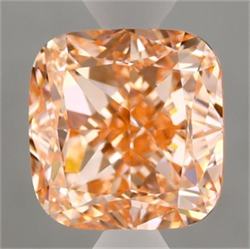 Picture of Lab Grown Diamond 3.07 Carats, CUSHION MODIFIED with  Cut, Fancy Vivid Pink Color, VVS2 Clarity and Certified by IGI