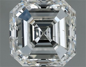 Picture of Natural Diamond 1.00 Carats, Asscher with  Cut, G Color, SI1 Clarity and Certified by IGI