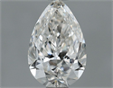 Natural Diamond 0.70 Carats, Pear with  Cut, I Color, VVS2 Clarity and Certified by GIA